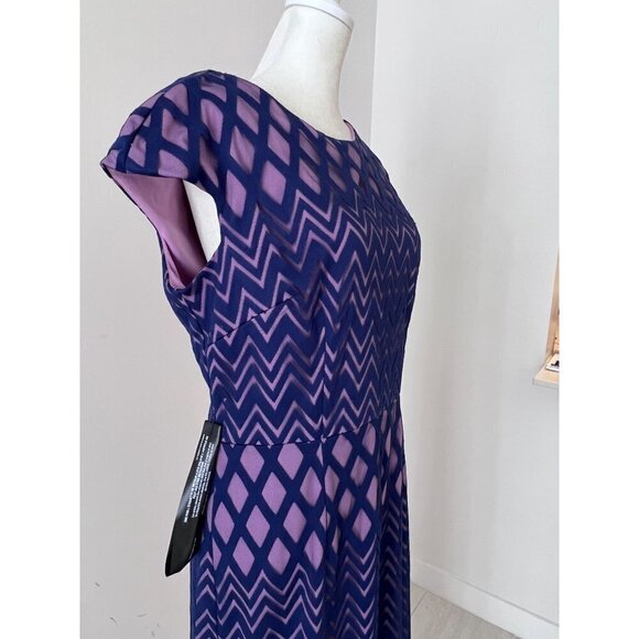 JS Collections LINDA CAP SLEEVE COLUMN GOWN Size 8 new without tags - Picture 2 of 7